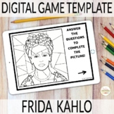 Frida Kahlo Editable Digital Review Game for Spanish Class