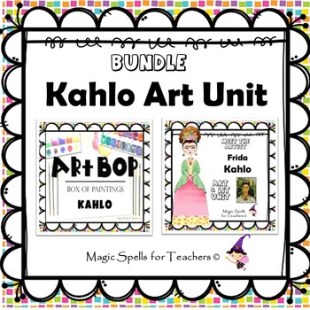 Preview of Frida Kahlo Activities - Frida Kahlo Biograph Art Units - Hispanic Heritage  