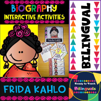 Preview of Frida Kahlo - Interactive Activities - Hispanic Heritage Leader - Dual Set