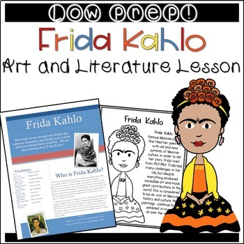 Preview of Frida Kahlo Lesson