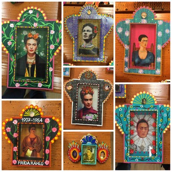 Frida Kahlo Nicho Shadowbox Art Project Lesson Plan | TpT