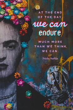 Preview of Frida Kahlo Inspirational Poster
