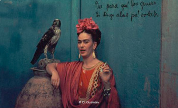 Preview of Frida Kahlo PowerPoint in Spanish | Presentación de Frida Kahlo en español