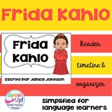 Frida Kahlo Spanish Reader Organizer, & Timeline | En español
