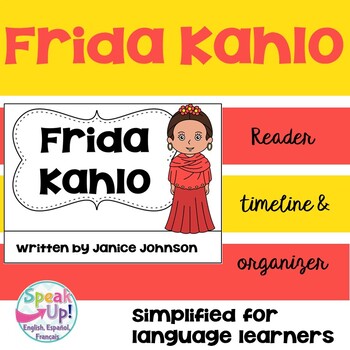 Preview of Frida Kahlo Reader Organizer, & Timeline Printable | English version