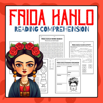 Preview of Frida Kahlo - Reading Comprehension Pack | Women's History Month Activities