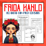 Frida Kahlo - Reading Comprehension Pack | Women's History