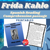 Frida Kahlo - Spanish Biography Activity Printable - Women