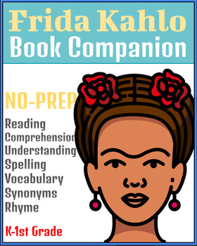 Preview of Frida Kahlo Task Cards Book Companion {Multiple Skills Reading Comprehension}