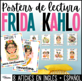 Frida Kahlo Themed Reading Posters - Spanish and English