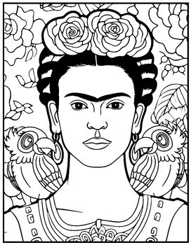 Frida Kahlo Worksheets for Hispanic Heritage & Women's History Month