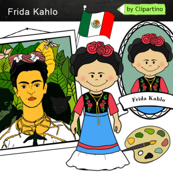 Preview of Frida Kahlo Clipart