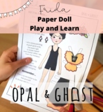Frida Kahlo Paper Doll Printable; Playful Learning Activity