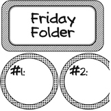 Friday Folder Labels