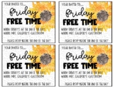 Friday Free Time Editable Invitations