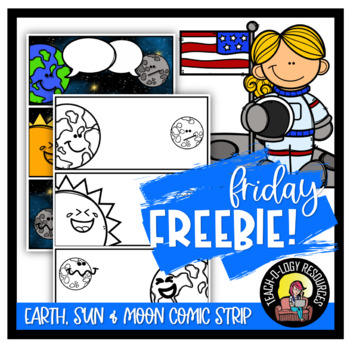 Preview of Friday Freebie 3: Earth, Sun & Moon Comic Strip