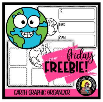 Preview of Friday Freebie 5: Earth Graphic Organizer