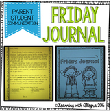 Friday Journal {Parent Student Communication}
