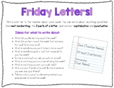 Friday Letters to the Teacher