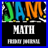 Friday Math Journal Page