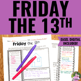 Friday the 13th Activities - 13 Challenge - Reading Passag