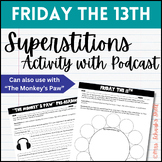 Friday the 13th Activity with Podcast - Superstition Histo