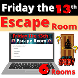 Friday the 13th Escape Room Digital Activity Fears Superst