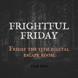 Friday the 13th Freaky Friday Digital Escape Room