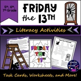 Friday the 13th Literacy Activities