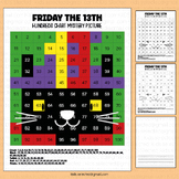 Friday the 13th Math Activities Black Cat Hundred Chart Ki