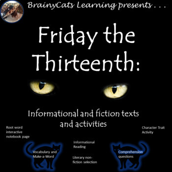 Preview of Friday the Thirteenth: Literary and Informational texts for Friday the 13th