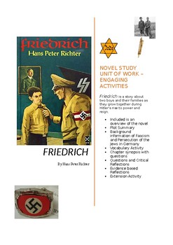 Preview of Friedrich - Novel Study Unit of Work and Activities
