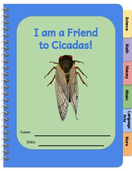 Preview of Friend To Cicadas Digital Workbook