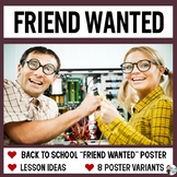 Friend Wanted: Back to School Activity
