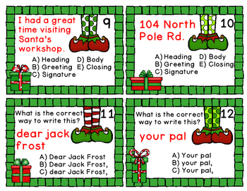 Christmas Friendly Letter - Game, Worksheets, Craftivity, Anchor Chart ...