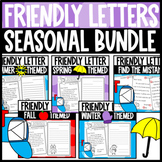 Friendly Letter BUNDLE: Winter, Spring, Summer, Fall Respo