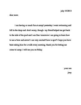 Friendly Letter Editing Practice By Second Grade Rocks Tpt