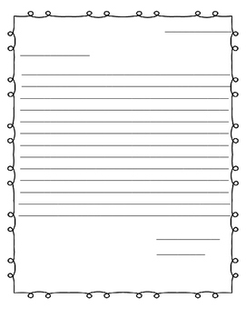 Friendly Letter Format - Letter Templates - Letter Outline with ...