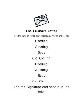 Preview of Friendly Letter Fun