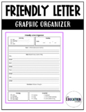 Friendly Letter Graphic Organizer