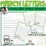 Friendly Letter Template | March Themed Writing Paper