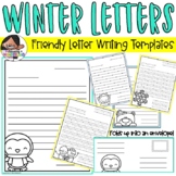 Friendly Letter Template | Winter Themed Writing Paper