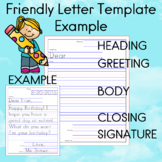 Friendly Letter Template and Example