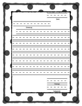 Friendly Letter Templates by First Grade Fundamentals | TpT