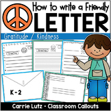 Friendly Letter Templates – Gratitude / Kindness Version