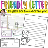 Friendly Letter Templates for the End of the Year | No Pre