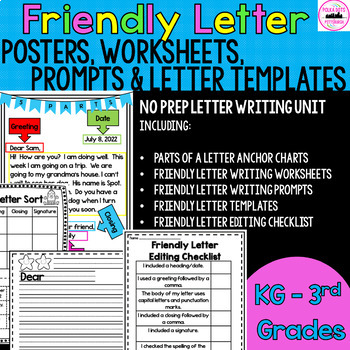 Post Office Anchor Chart – Mail Carrier, Mail a Letter, Parts of an Envelope