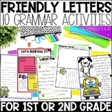 Friendly Letter Writing Activities, Grammar Writing Worksh