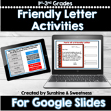 Friendly Letter Writing DIGITAL | For Google Slides and Go
