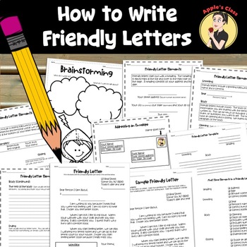 Lesson Plan Friendly Letter Worksheets Teaching Resources Tpt